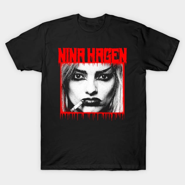 Nina Hagen Metal Style T-Shirt by theloudandnoisy